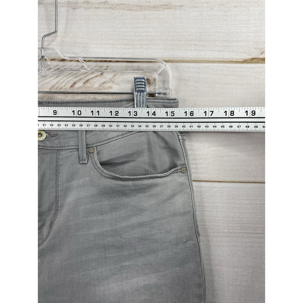 Denizen From Levi's Jeans Sz 10 W 30 High Rise Zip Ankle Skinny Gray Stretch - Picture 4 of 12